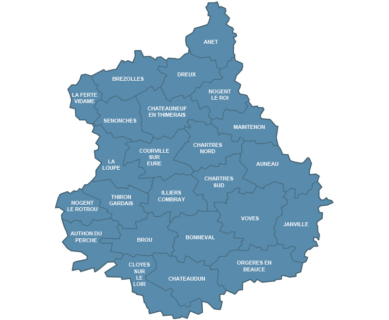 Carte interactive des syndicats cantonaux